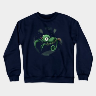 Green Chameleon Crewneck Sweatshirt